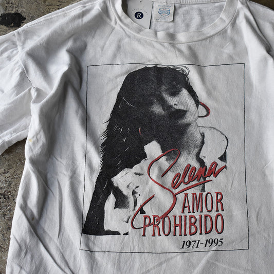 90’s Selena “Amor Prohibido“ memorial シンガー Tシャツ 250721H