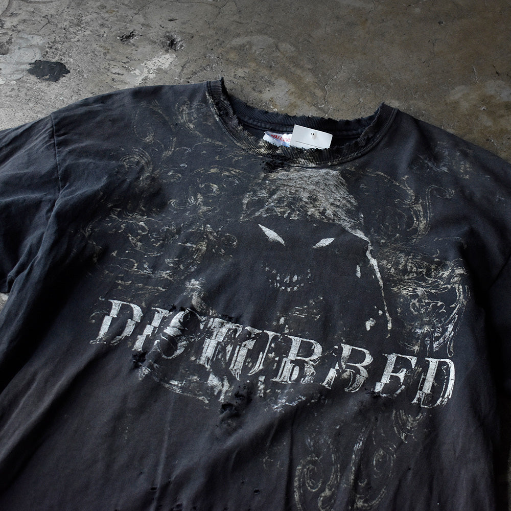 Y2K ボロ！ Disturbed “Indestructible“ ロック Tシャツ 250712H