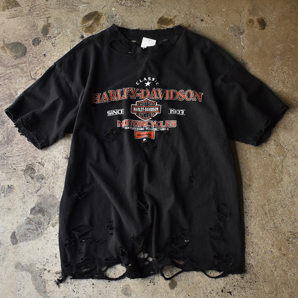 90S vintage Harley Davidson ダメージ ボロ TEE | www.talentchek.com