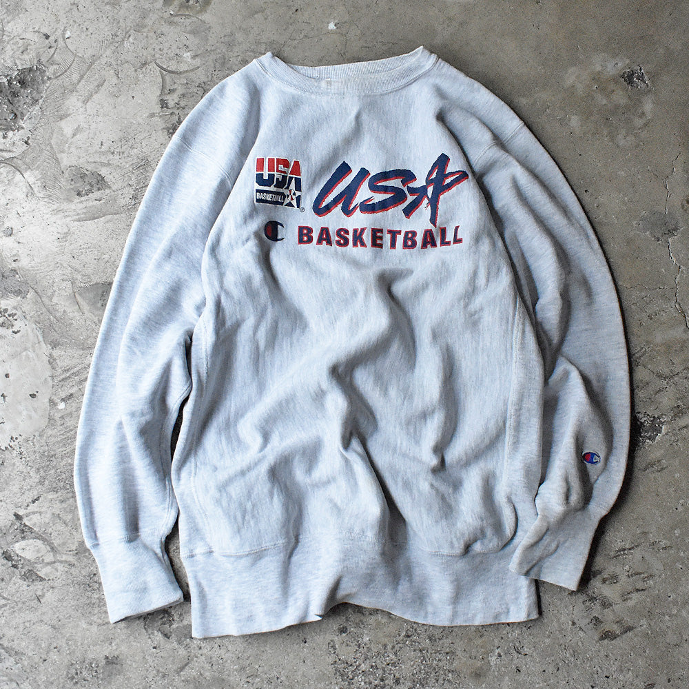 90's Champion “USA BASKETBALL” RWスウェット 240502H