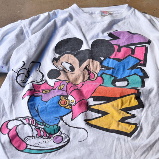 90’s Disney ”Mickey” Tシャツ 240323