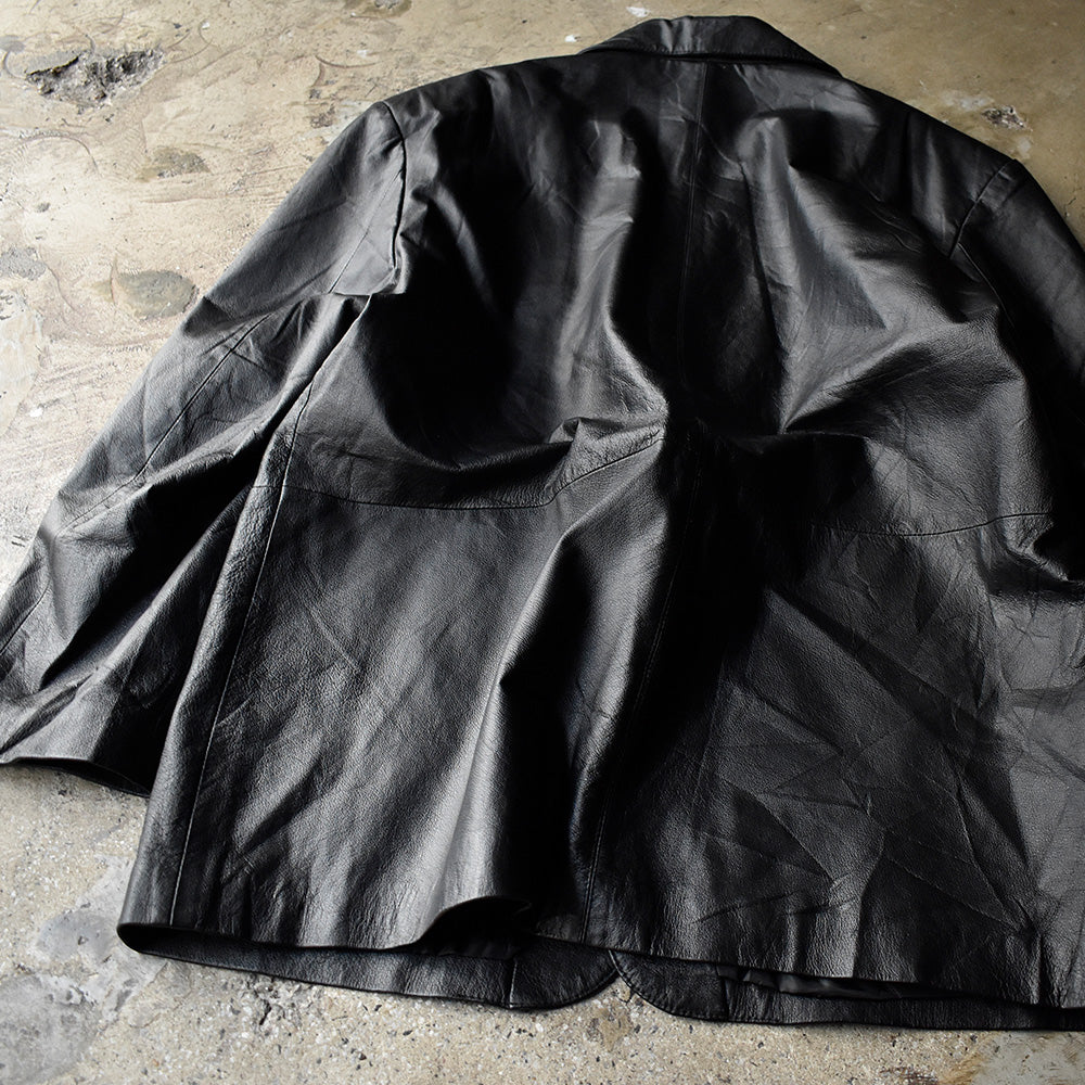 Y2K big size！GUIDE GEAR レザー テーラードジャケット 240320H