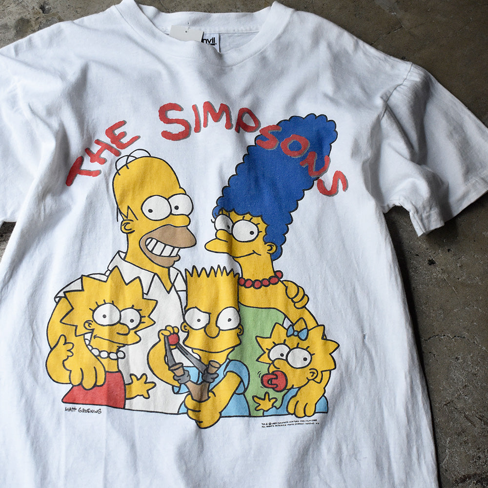 ザ・シンプソンズ ファミリー キャラクターTシャツ 1989年 USA製 ヴィンテージ