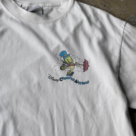 Y2K Disney “Jiminy Cricket“ Keeping The Disney Magic Moving Tシャツ 250620H