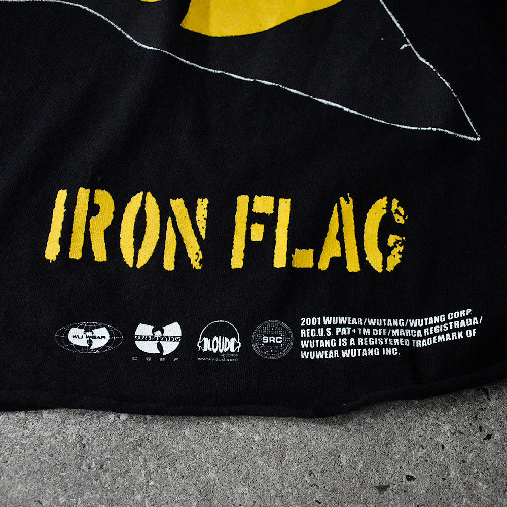 Y2K Wu-Tang Clan “Iron Flag” カットオフ ロングスリーブTシャツ 240622H
