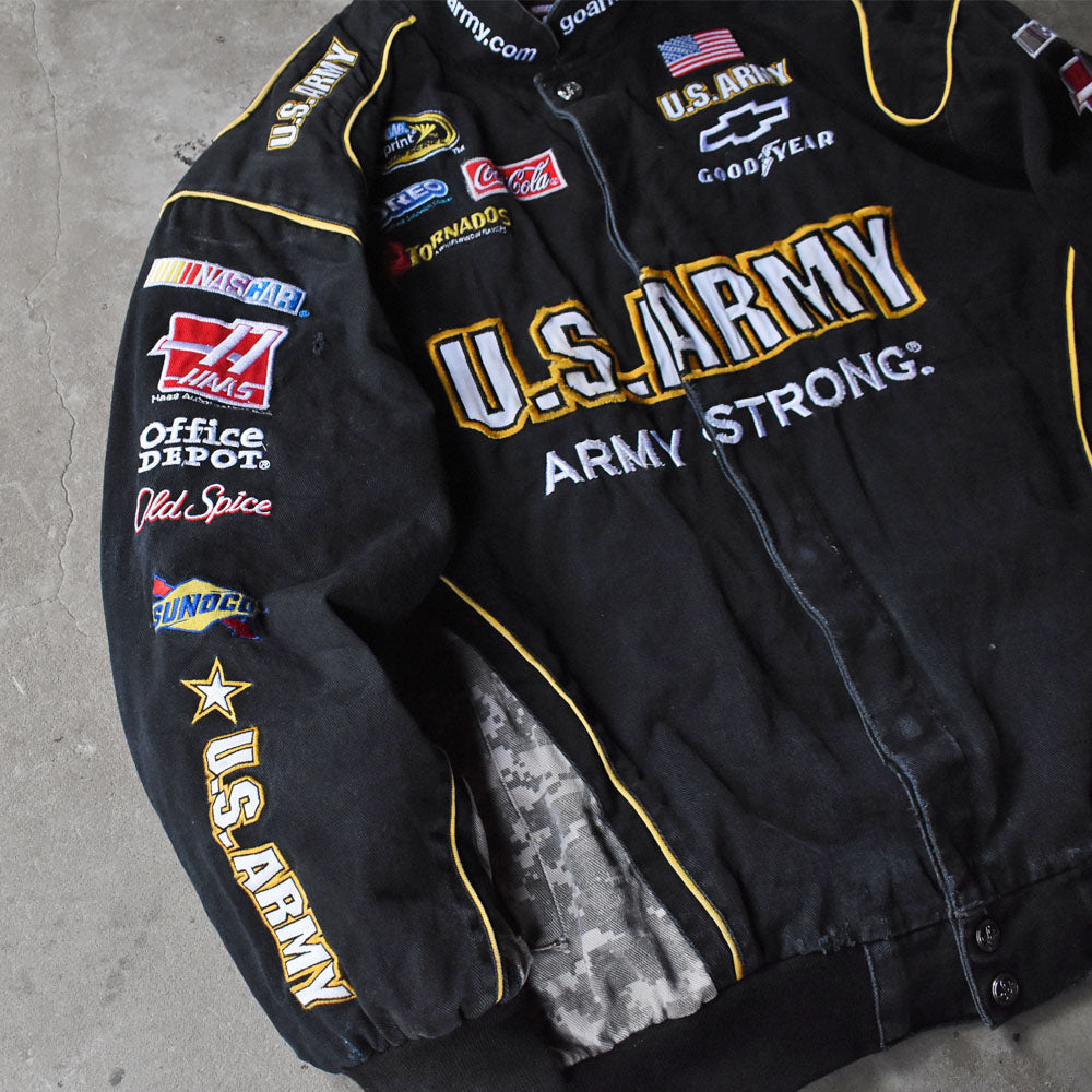 Y2K Chase Authentics “U.S. ARMY” NASCAR レーシングジャケット 251010H