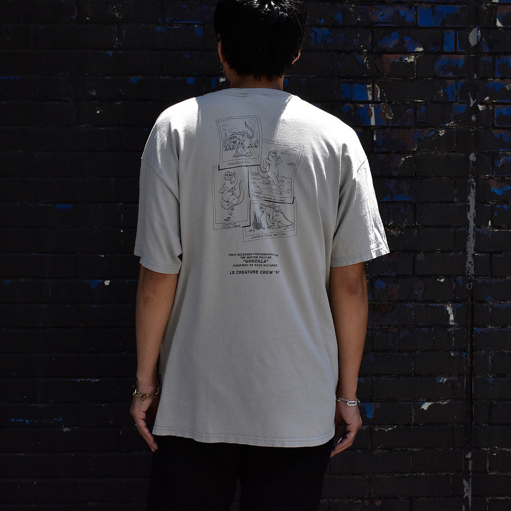 90's “GODZILLA” Patrick Tatopoulos  for only staff！ ムービー Tシャツ 250803H
