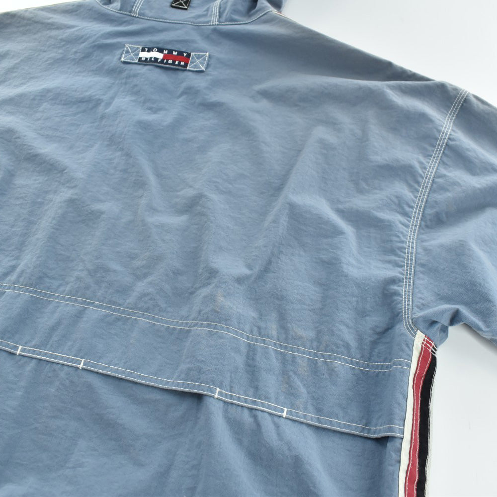 90's TOMMY HILFIGER "SURFWEAR" ハーフジップ アノラックパーカー 260918H