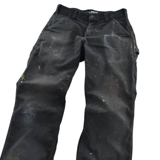 Carhartt ボロ＆フェード ペインターパンツ 黒 261013H