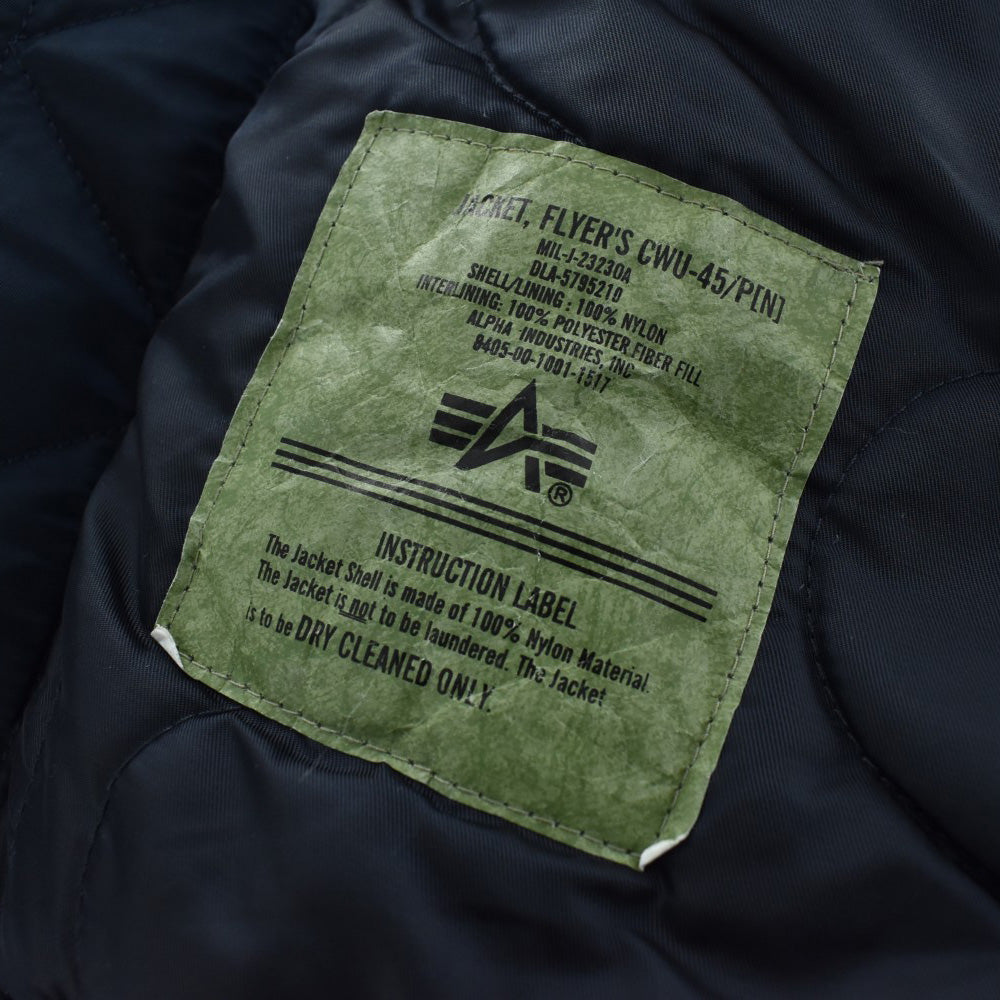Y2K ALPHA INDUSTRIES CWU-45/P フライトジャケット 260327H