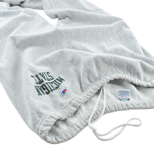 90's Champion Reverse Weave 刺繍タグ "MICHIGAN STATE" スウェットパンツ USA製 260925H