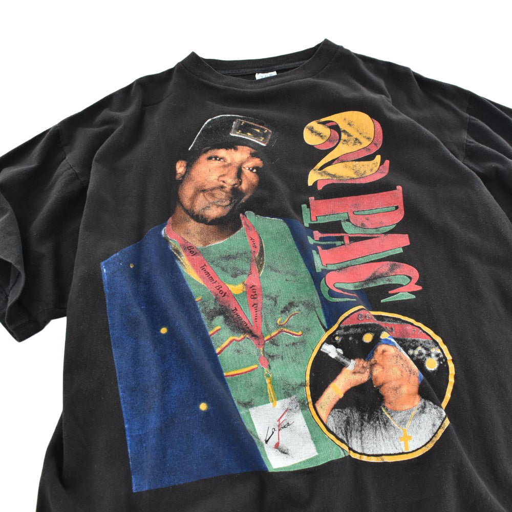 90's 2PAC "So Many Tears" ラップT 260811HSH1