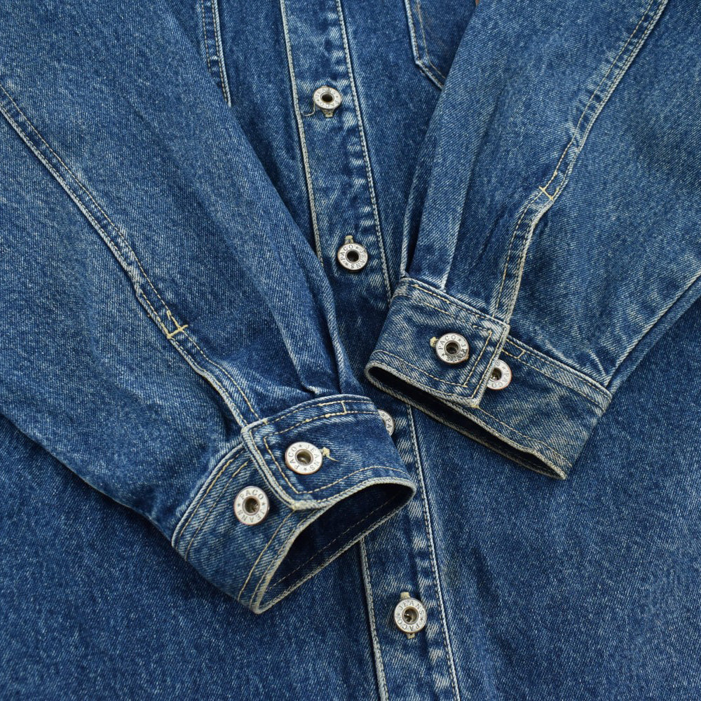 90's PACO JEANS メタルプレート デニム シャツジャケット 260508H