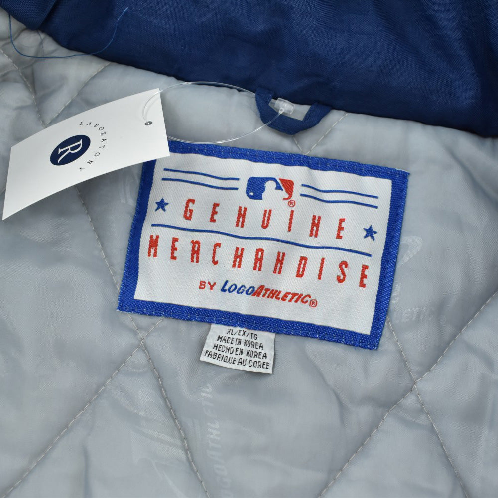 90’s Logo Athletic MLB "New York Yankees" 中綿 ナイロンジャケット フード付き 261023H