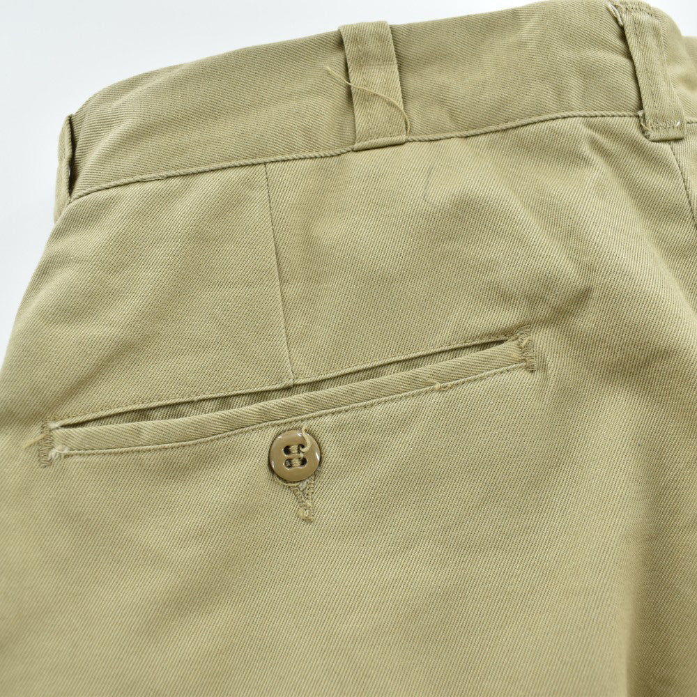 60's US ARMY WALDESジップ チノトラウザーズ ミリタリーパンツ 2600724H