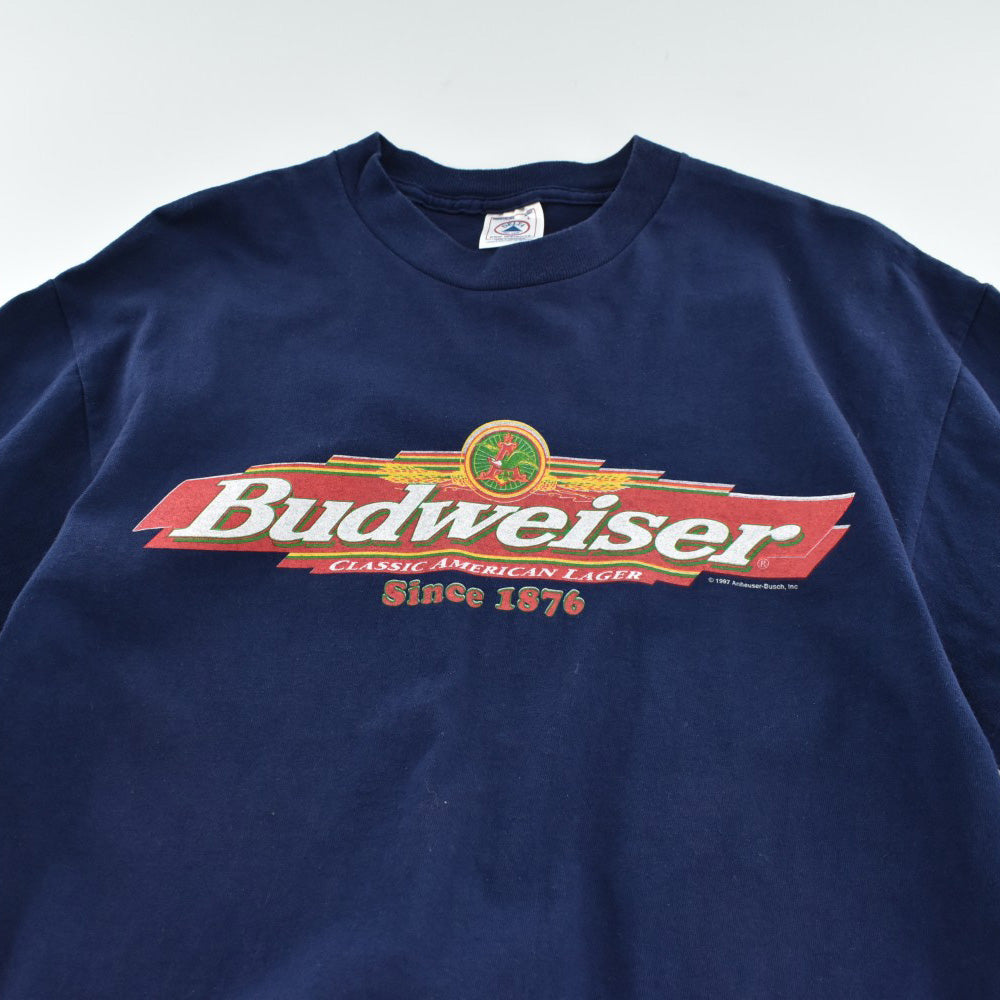 90's BUDWEISER "Your Mother's an Iguana" カメレオン ノベルティTシャツ 260619H