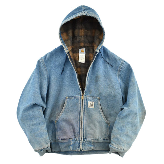 Y2K Carhartt チェックライナー デニム アクティブジャケット 260807