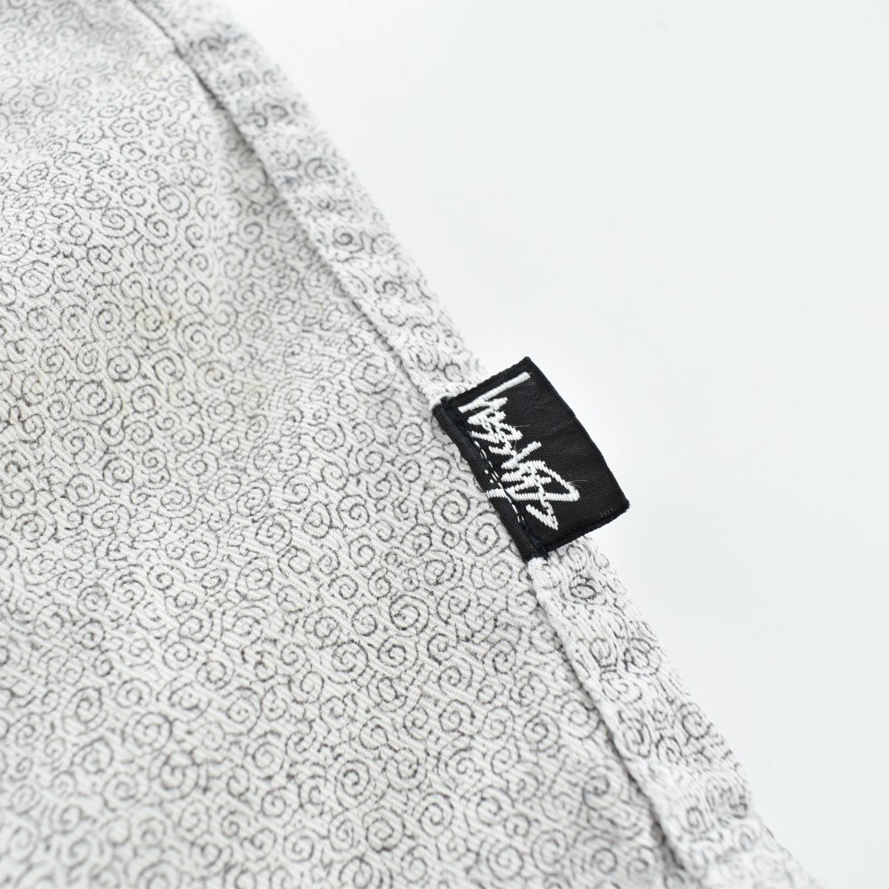 90's Stussy 黒タグ 総柄 イージーショーツ 2600710H