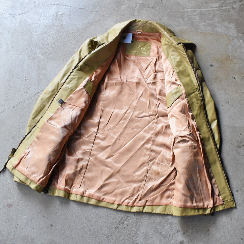 70’s East West “Smoke” パロディ レザージャケット ウルグアイ製 251118H