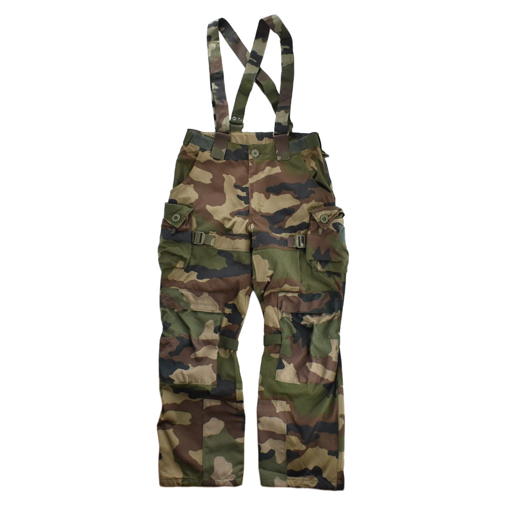 Y2K FRENCH ARMY CCE迷彩 コンバットパンツ サスペンダー付き 260901H