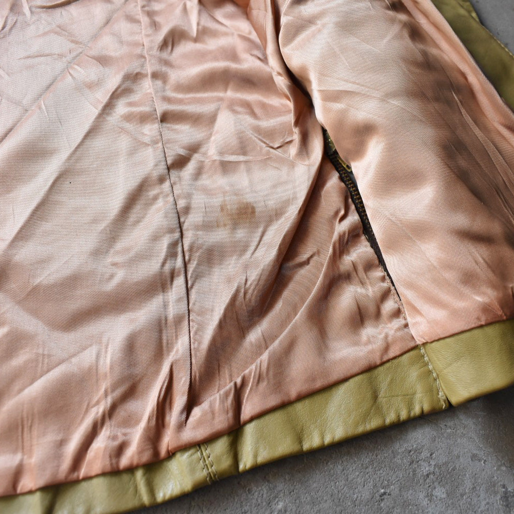 70’s East West “Smoke” パロディ レザージャケット ウルグアイ製 251118H