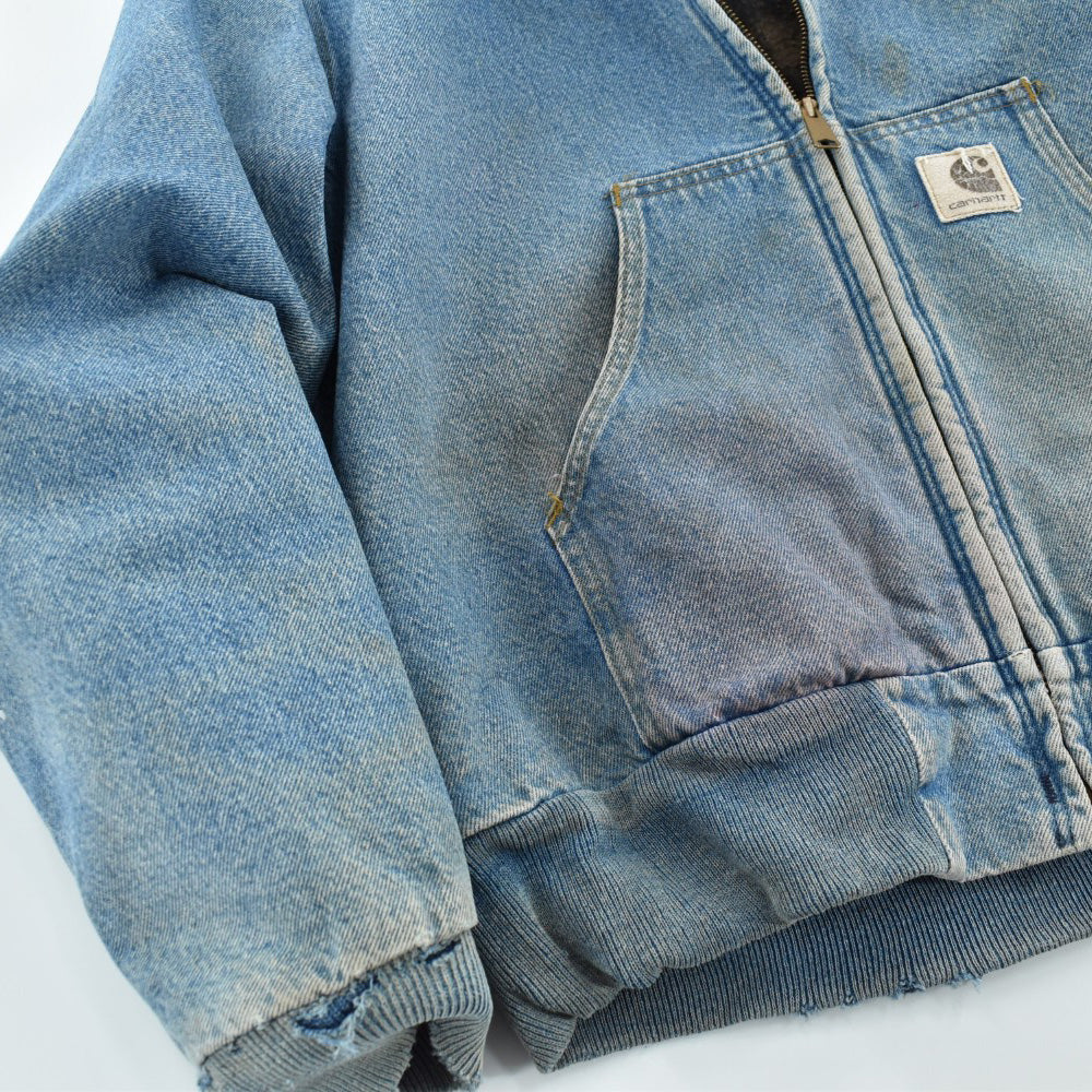 Y2K Carhartt チェックライナー デニム アクティブジャケット 260807