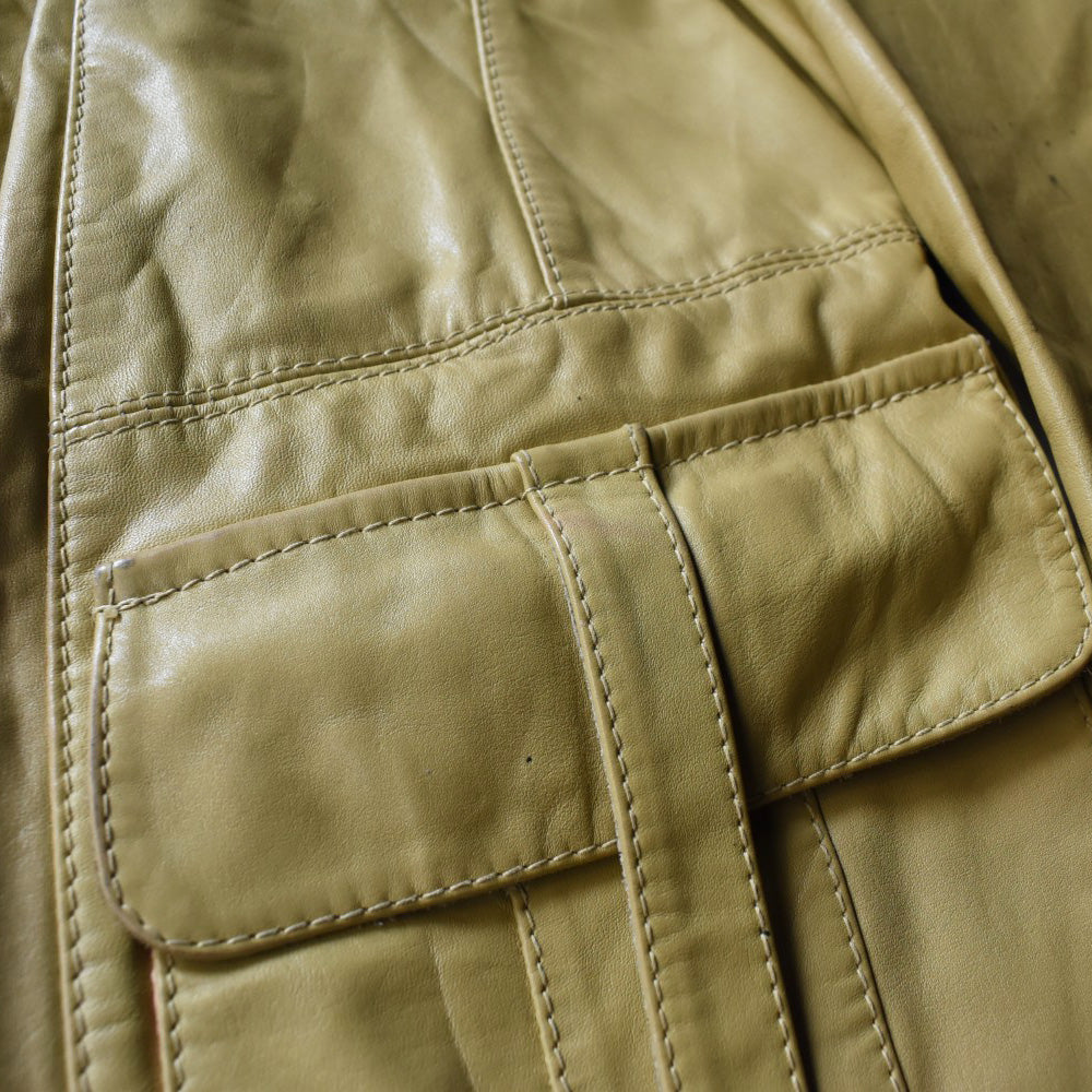 70’s East West “Smoke” パロディ レザージャケット ウルグアイ製 251118H