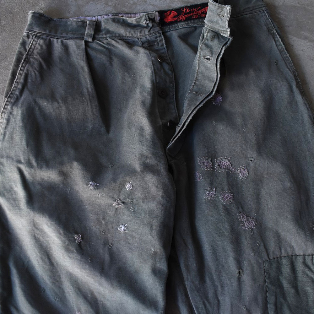 60’s Le Pigeon Voyageur BORO フレンチワークパンツ 251125H