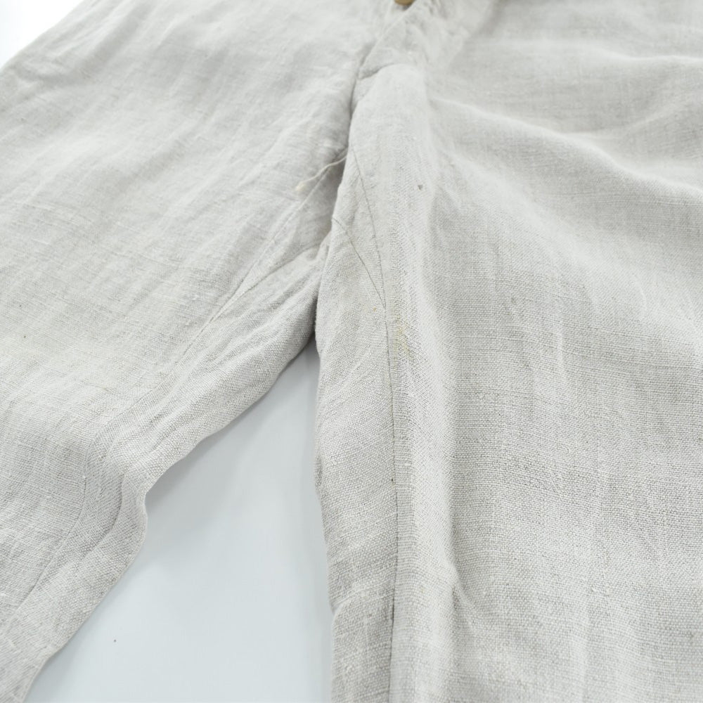 1920's~ Antique French Linen Trousers リネン ワークパンツ 260428H