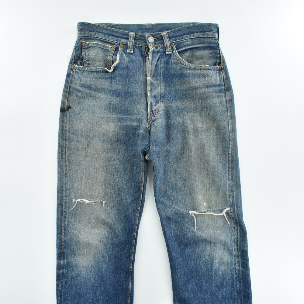50's Levi's 501XX "47 MODEL" 片面 レザーパッチ デニムパンツ 260612H831