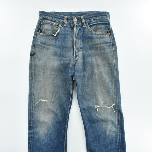 50's Levi's 501XX "47 MODEL" 片面 レザーパッチ デニムパンツ 260612H831