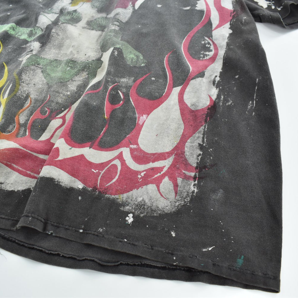 90's Mosquitohead The Cramps 総柄 サイコビリー ロックTシャツ 260724H