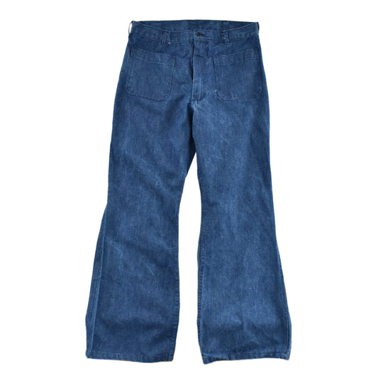 80's U.S. NAVY デニム セーラーパンツ 260220H