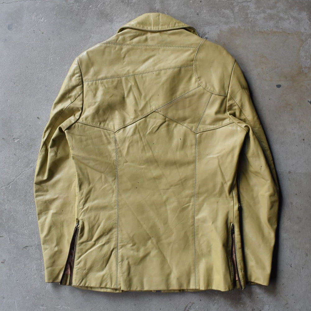 70’s East West “Smoke” パロディ レザージャケット ウルグアイ製 251118H