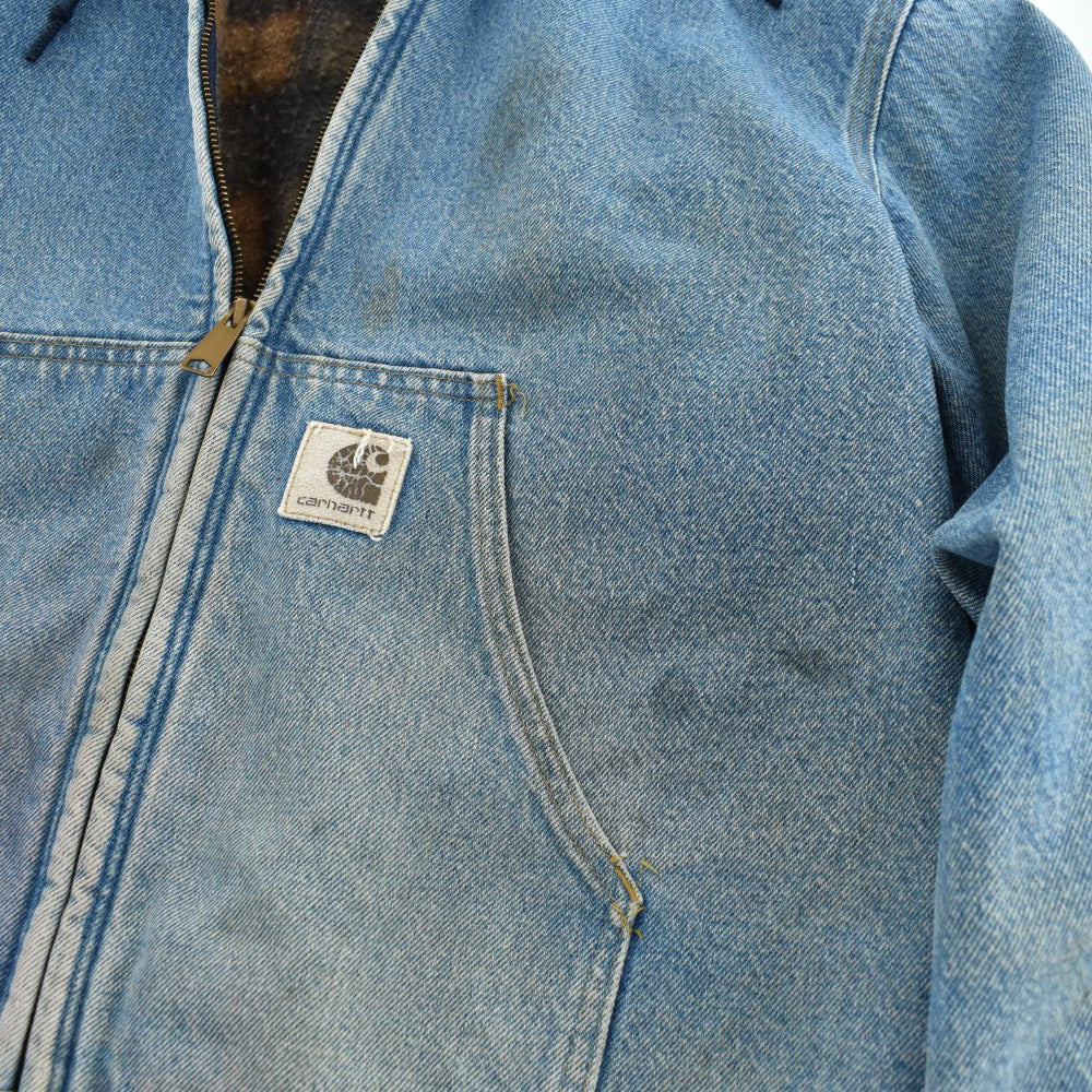 Y2K Carhartt チェックライナー デニム アクティブジャケット 260807