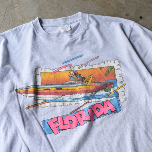 80’s Disney “Florida Mickey＆goofy” キャラクター Tシャツ 250905H