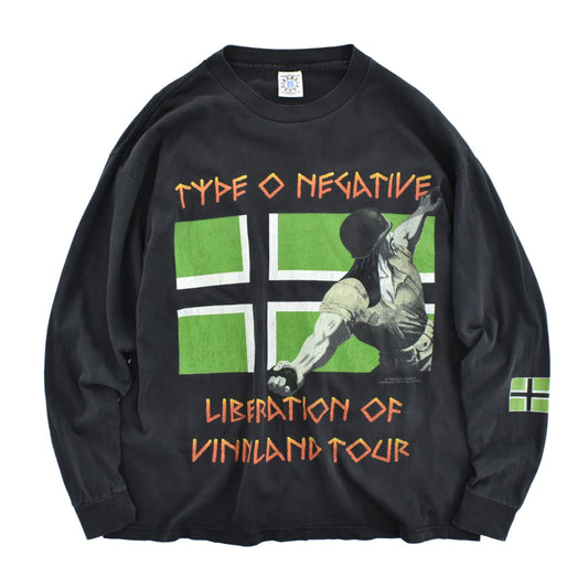 90's Type O Negative "Liberation of Vinnland Tour" ゴシックメタル ロンT 260717HFK2
