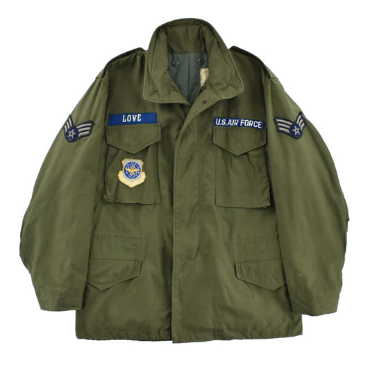 70’s U.S.A.F. M-65 グレーライナー “LOVE” フィールドジャケット 260403H