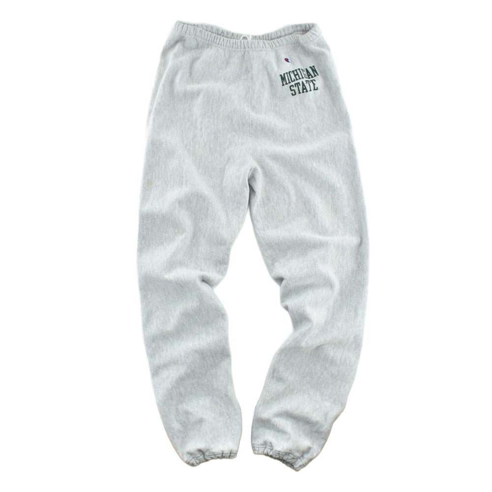 90's Champion Reverse Weave 刺繍タグ "MICHIGAN STATE" スウェットパンツ USA製 260925H