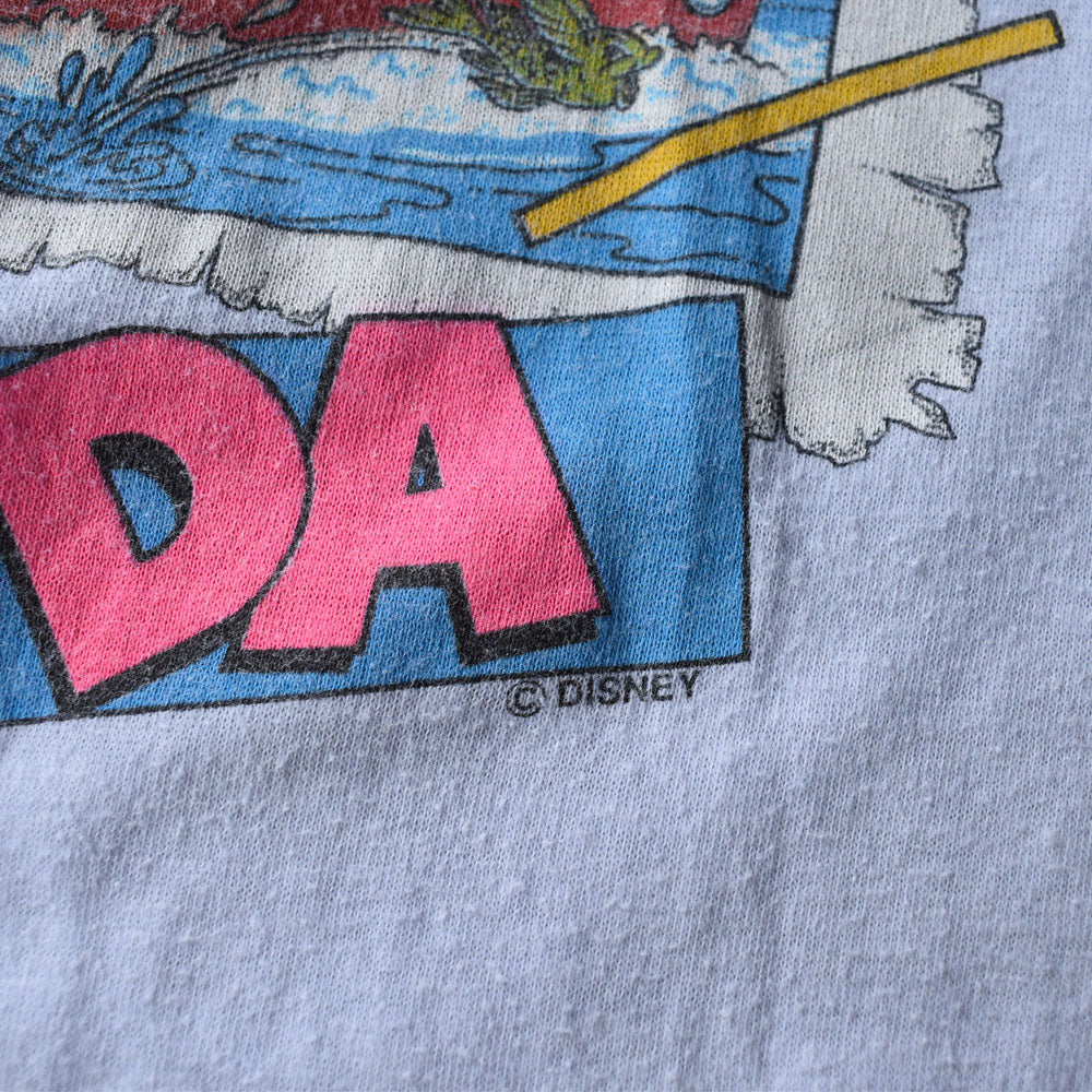 80’s Disney “Florida Mickey＆goofy” キャラクター Tシャツ 250905H