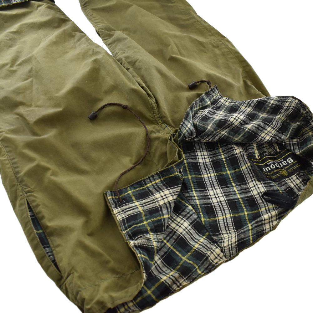 70's 1ワラント Barbour オイルドコットン オーバーパンツ 2600714H