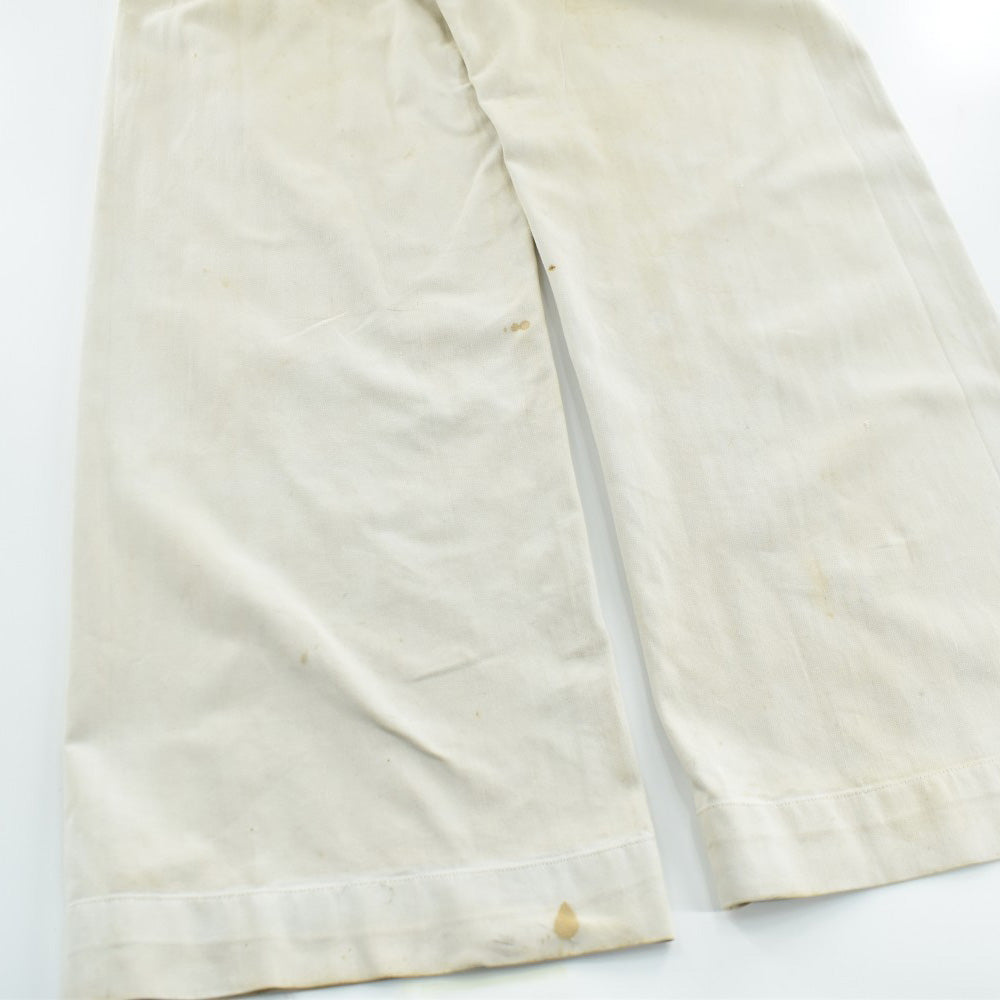 40's U.S. NAVY Cotton Twill Trousers セーラーパンツ ステンシル入り