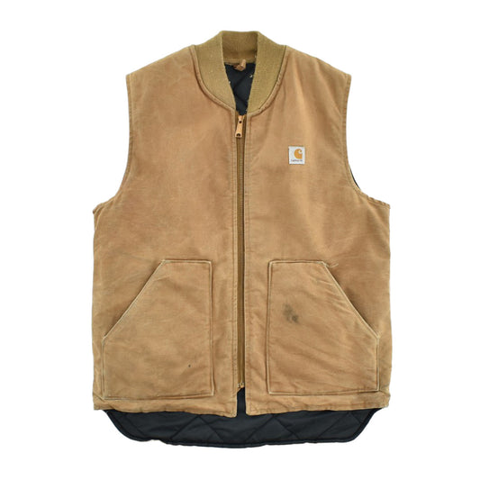80's Carhartt キルティングライナー ダックベスト USA製 260616H