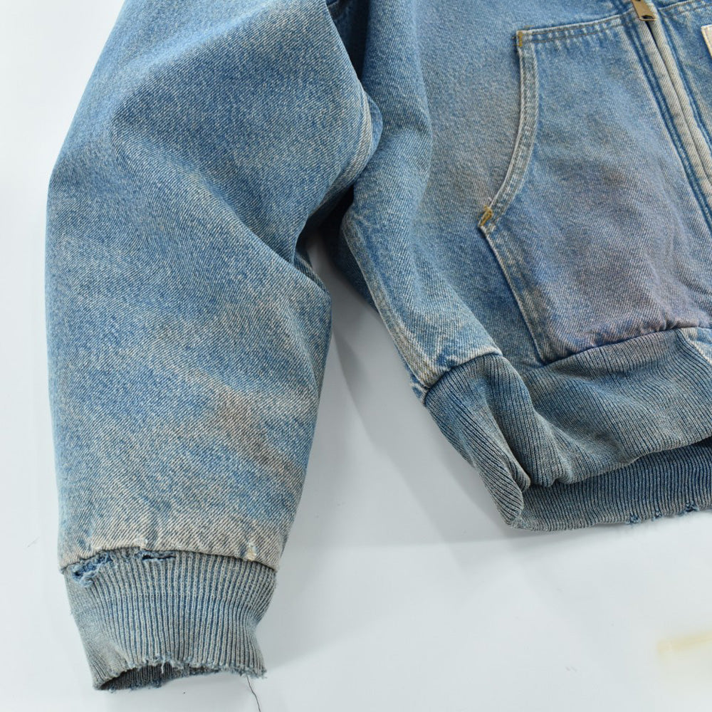 Y2K Carhartt チェックライナー デニム アクティブジャケット 260807