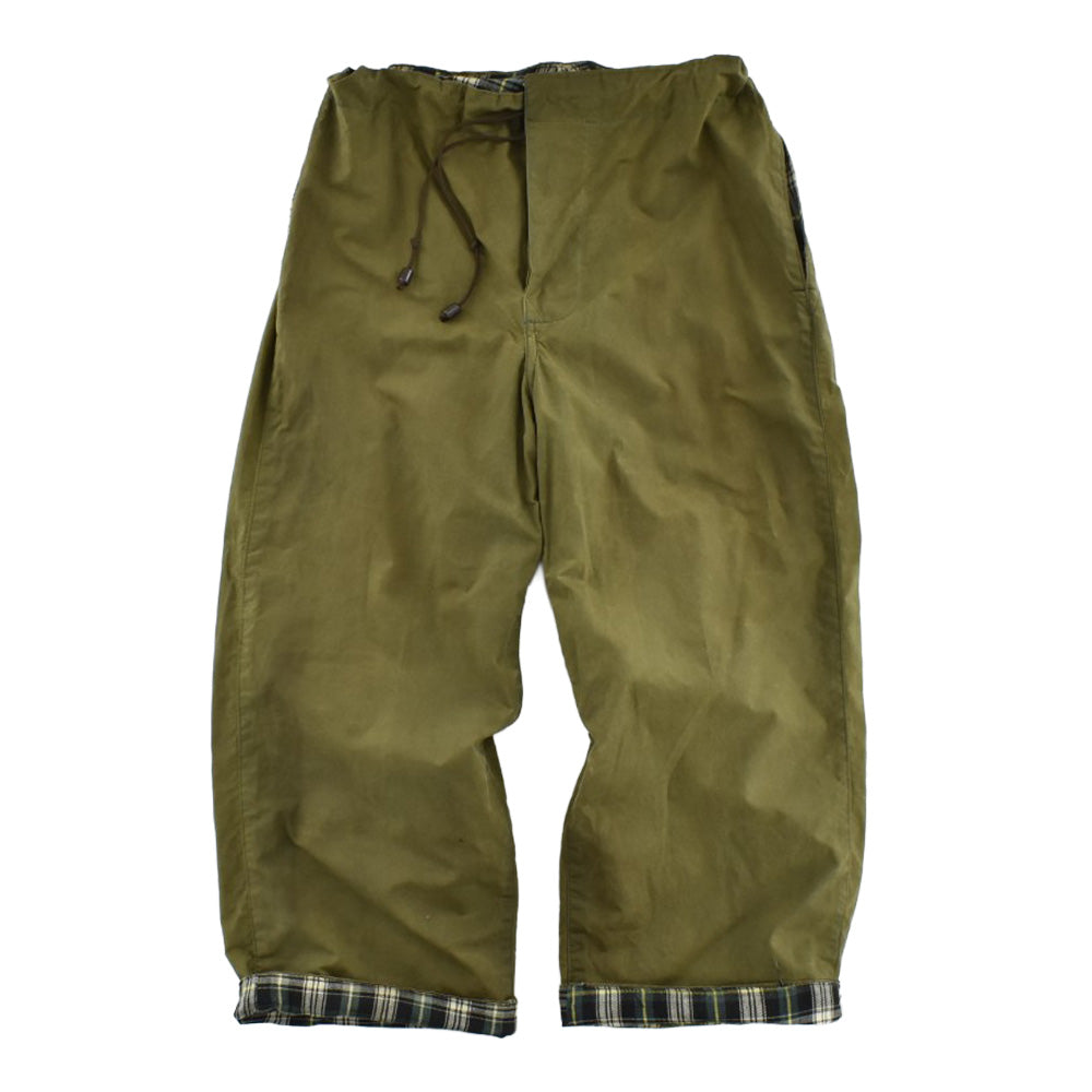70's 1ワラント Barbour オイルドコットン オーバーパンツ 2600714H