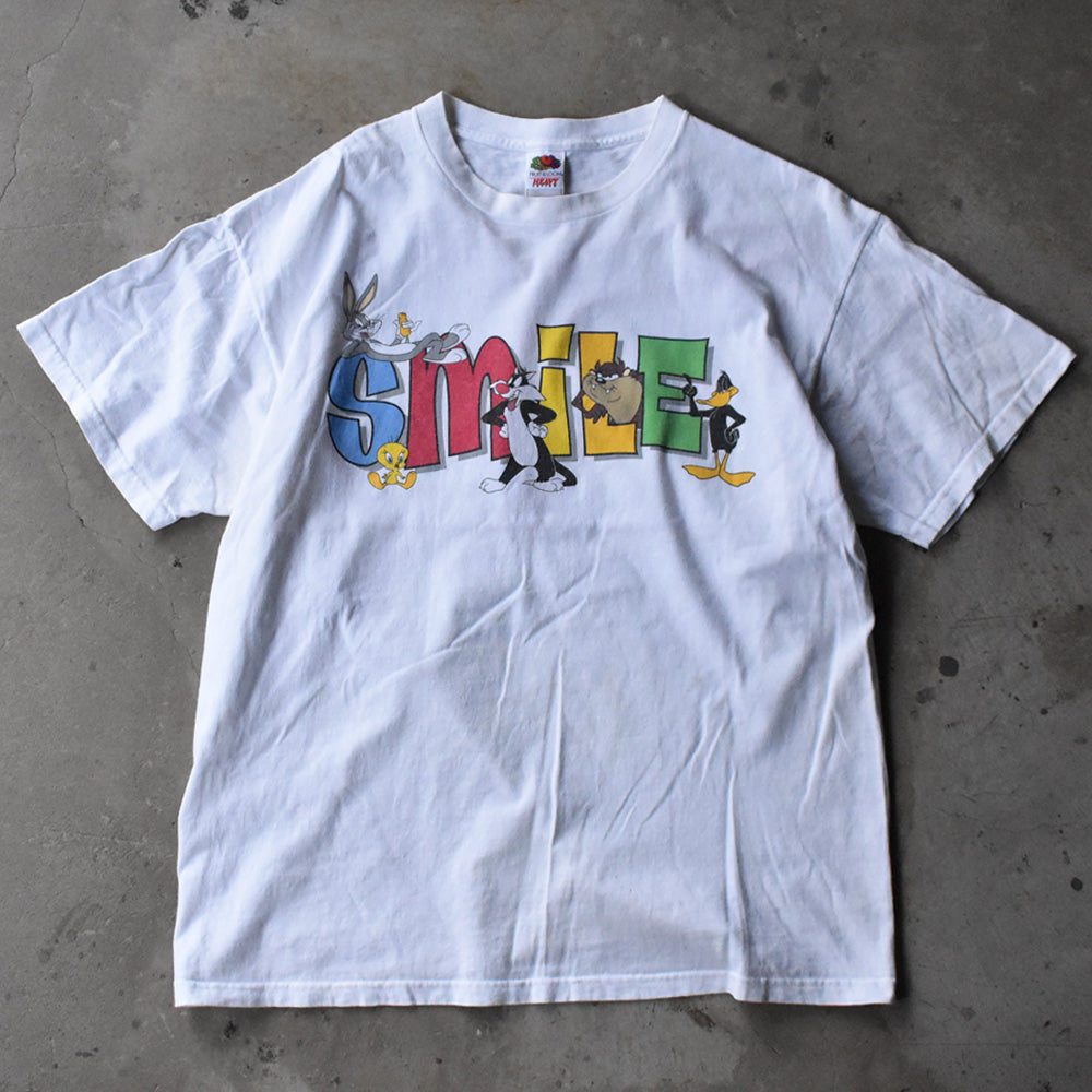 Looney Tunes ”SMILE” キャラ Tシャツ 240604