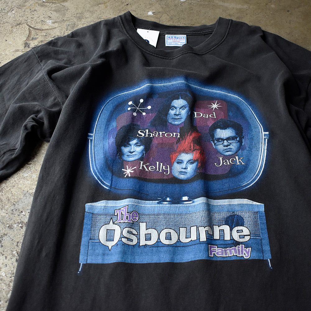 オジー・オズボーン The Osbourne Family 家族フォト MTV Tシャツ 2000年代初頭 古着
