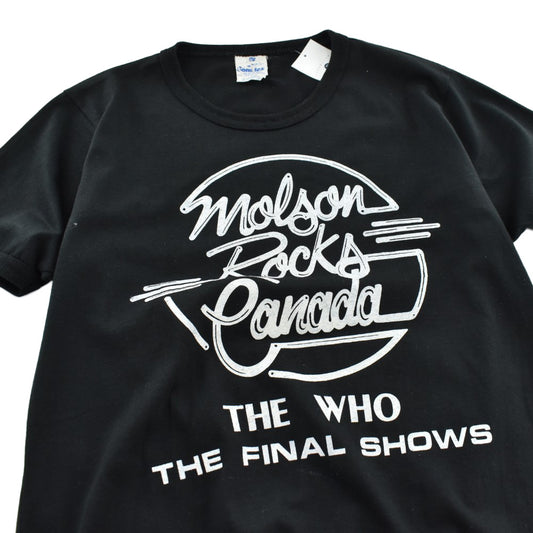 80's THE WHO "THE FINAL SHOWS" Molson Rocks Canada ロックTシャツ 260918H