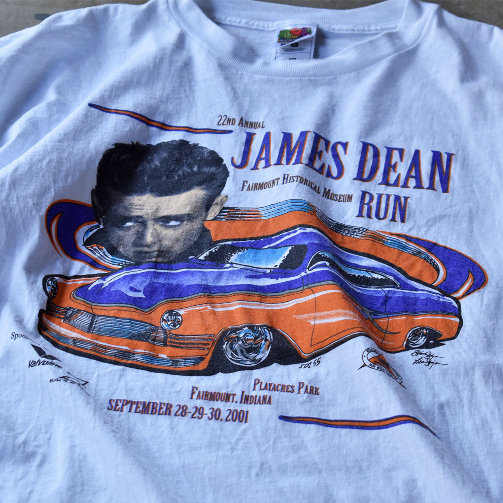 Y2K “JAMES DEAN RUN” レーシング Tシャツ 240804