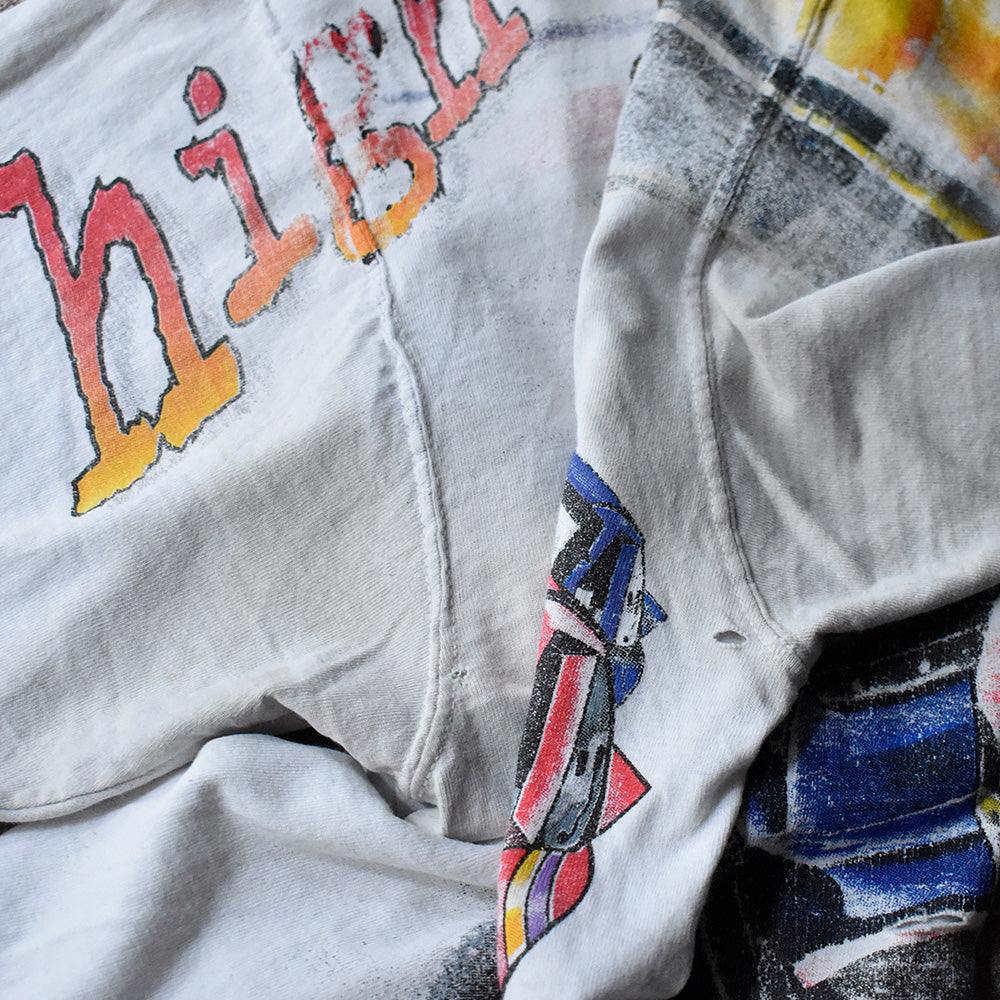 90's ボロ！ CHASE authentics "RBristol Motor Speedway" AOP！ レーシング Tシャツ USA製 250716H